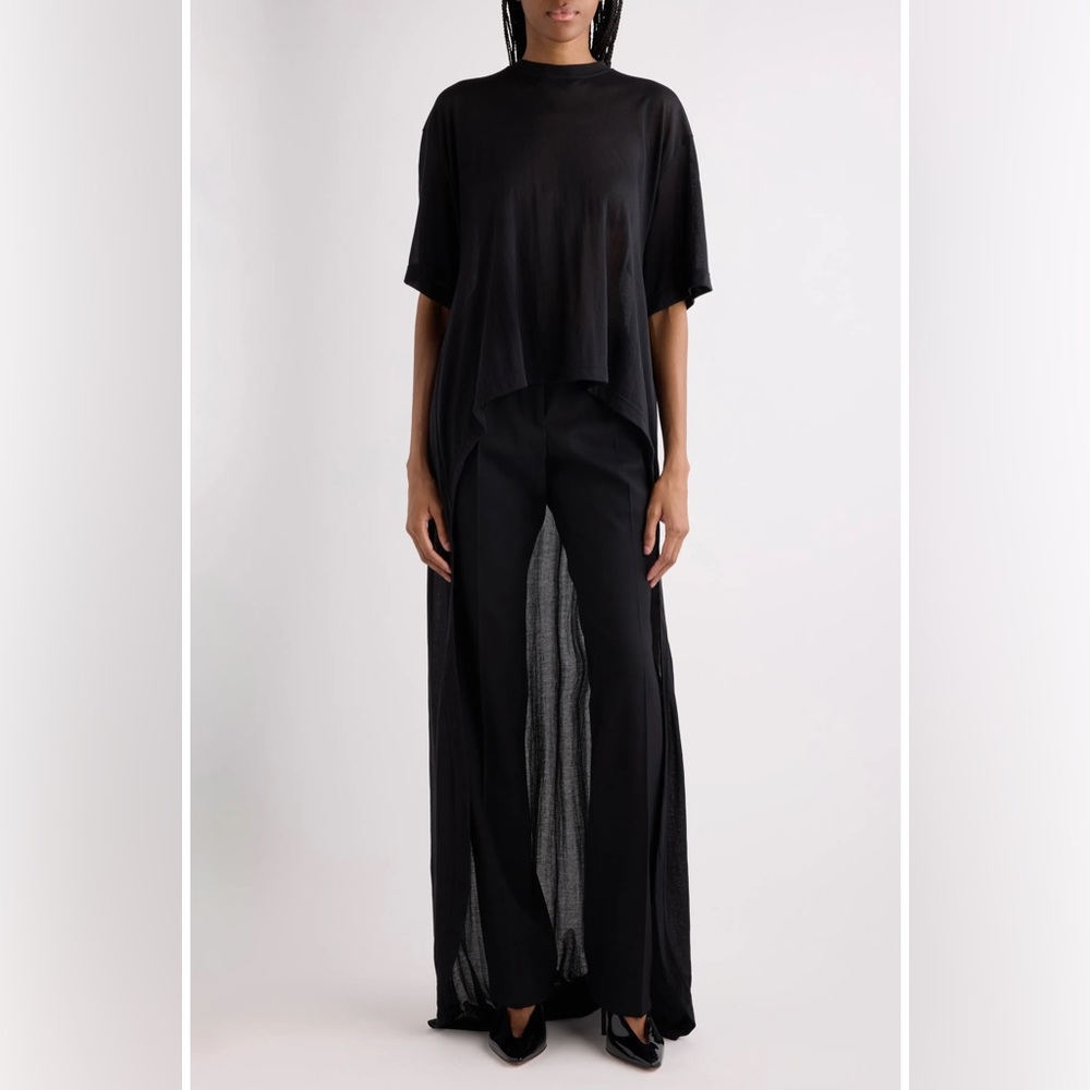 Balenciaga Crop Train T-Shirt